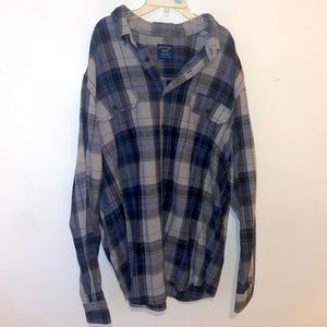 Faded Glory Plaid Button Down